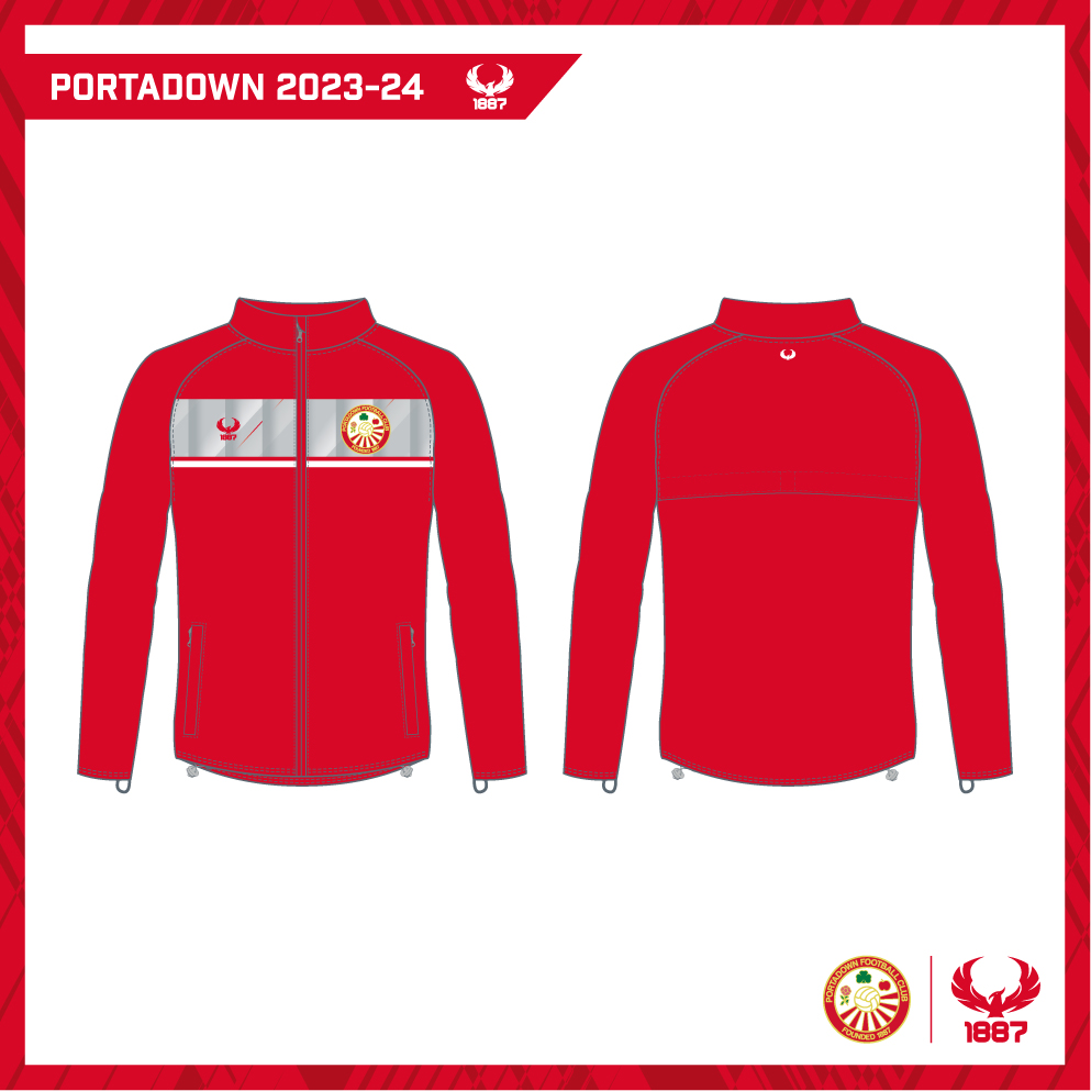 Portadown Youth Rain Jacket (Kids) KIT Sportswear