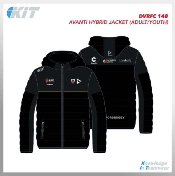 Dartford Valley RFC - Avanti Puffa Jacket (DVRFC 148)