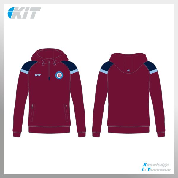 Andrews memorial primary school – 1/4 Zip Hoody (Maroon)