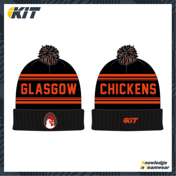 Glasgow Chickens Touch Rugby – Bobble Hat