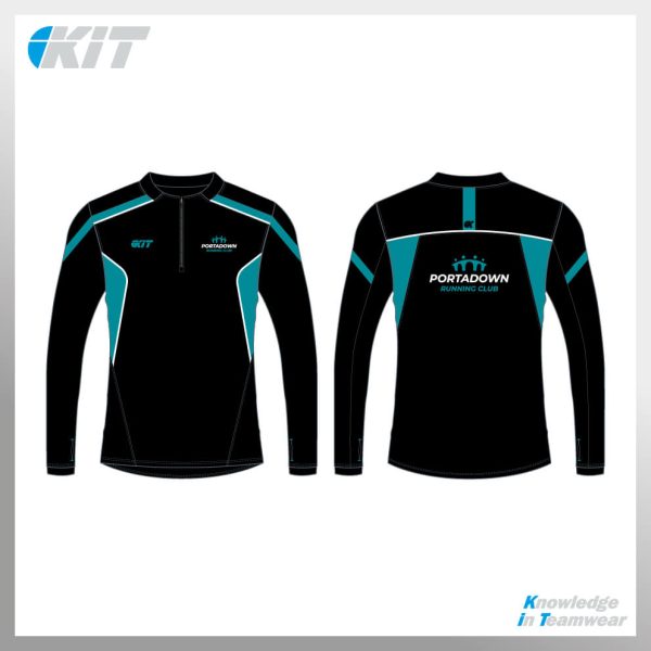 Portadown Running Club – Black Long Sleeve top (Ladies)
