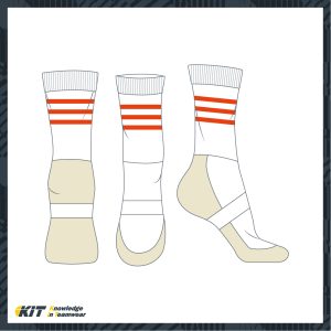 Barn United FC – White Midi Socks