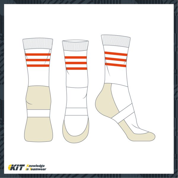 Barn United FC – White Midi Socks