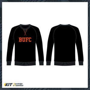 Barn United FC – Black Varsity Sweatshirt