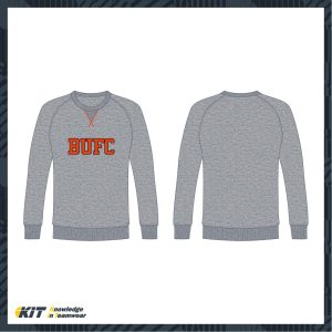 Barn United FC – Grey Varsity Sweatshirt