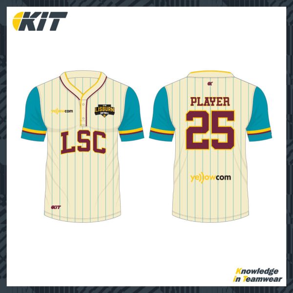 Lisburn Softball - Playing jersey 1/4 button