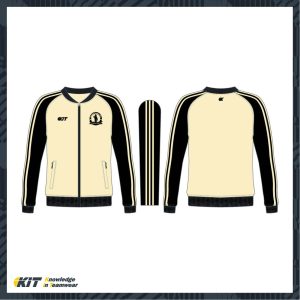 Antrim rovers football club – Cream Retro Track Top