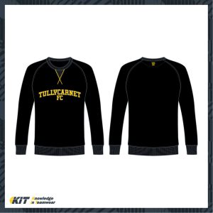 Tullycarnet FC – Black Varsity Sweatshirt