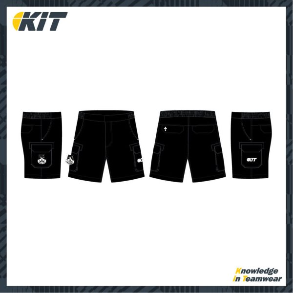 Ards Rugby – Black Cargo Shorts