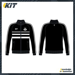 Ards Rugby – Black Retro Track Top