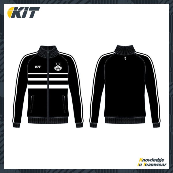 Ards Rugby – Black Retro Track Top
