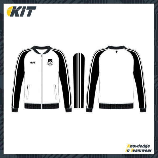 Ards Rugby – White Retro Track Top