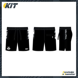 Ards Rugby – Black/White Sweat Shorts