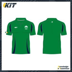 Canicross Ireland – Ladies Green Polo