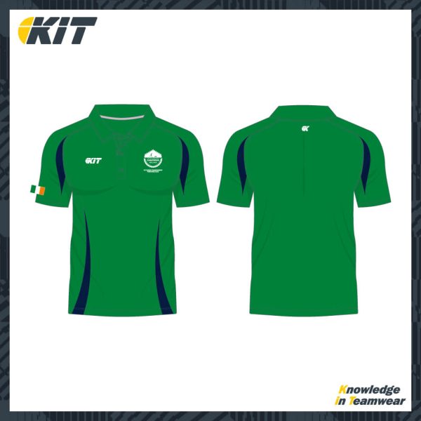 Canicross Ireland – Ladies Green Polo