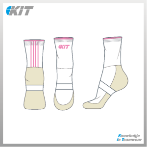 Llantwit RFC – Midi Socks White/Pink