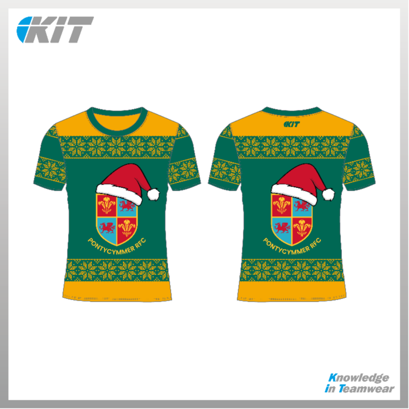 Pontycymmer RFC – Xmas T-Shirt