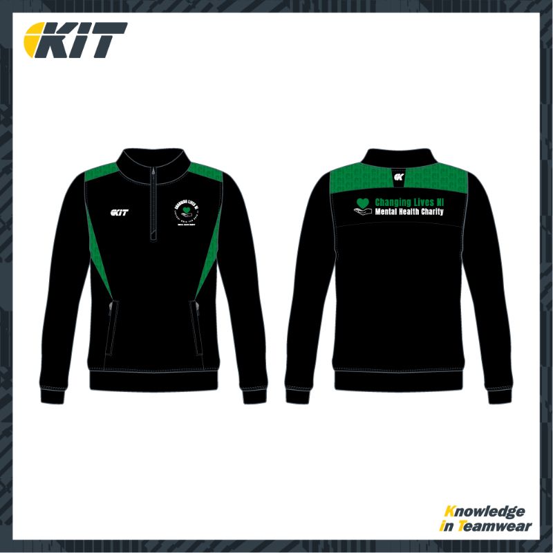 Changing Lives NI – Ladies Black 1/4 Zip