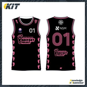 Barefoot Rugby - Black Basketball Vest
