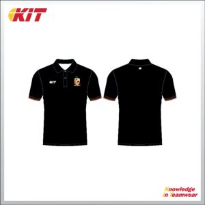 Lurgan RFC – Black Cotton Polo