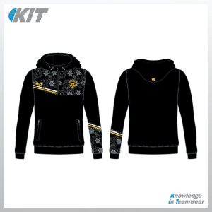 Rhondda Daffodils – 1/4 Zip Hoody (Flower Design)