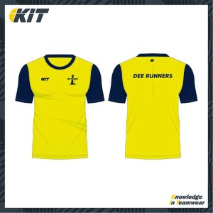Dee Runners – Ladies Yellow Fluro T-Shirt