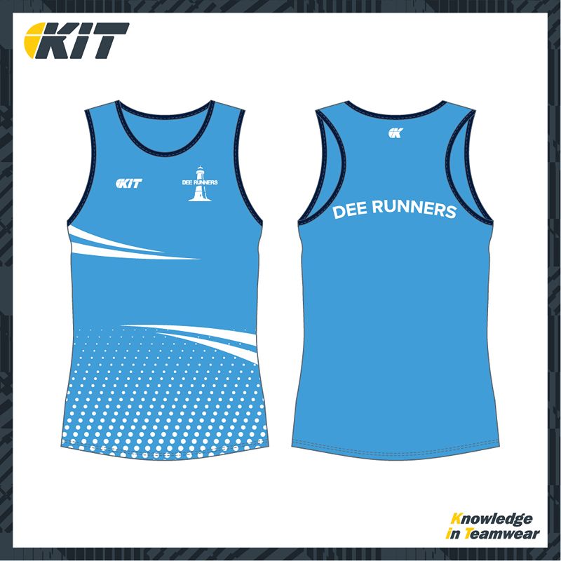 Dee Runners – Ladies Blue Vest
