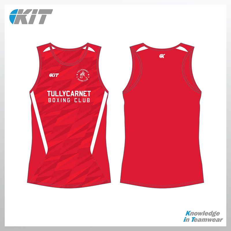 Tullycarnet Boxing Club - Red Boxing Vest