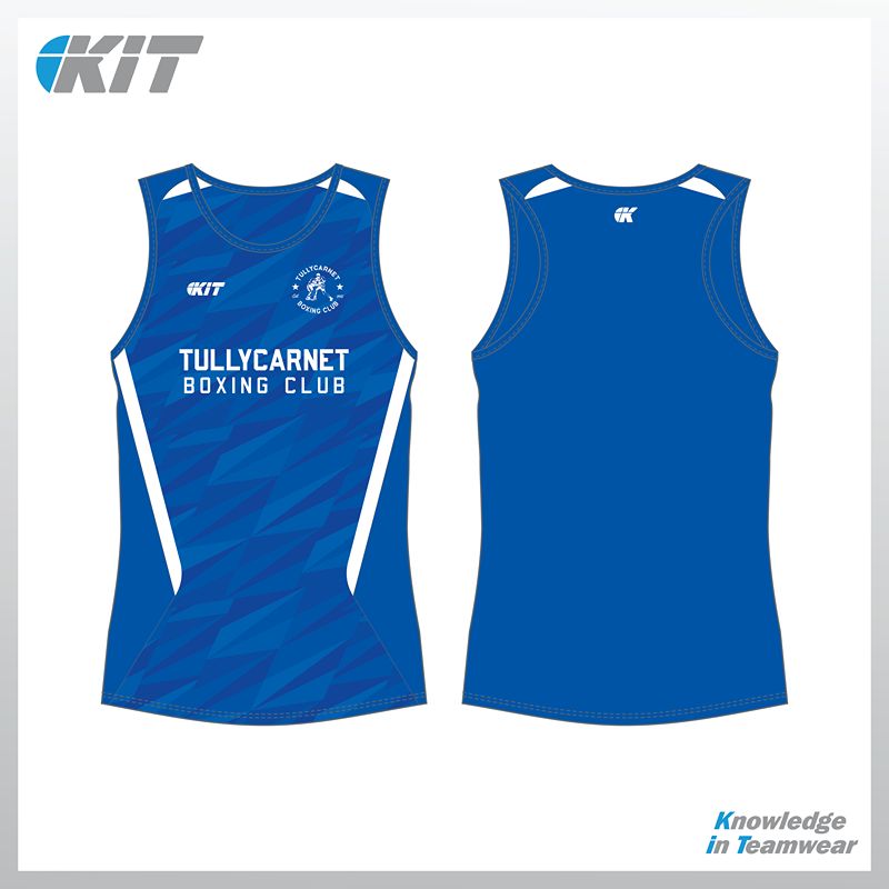 Tullycarnet Boxing Club - Blue Boxing Vest
