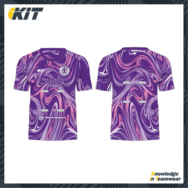 Lisburn Ladies Netball Club – Ladies T-Shirt (With Velcro)