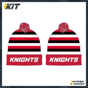 Carlingford Knights – Red Bobble Hat