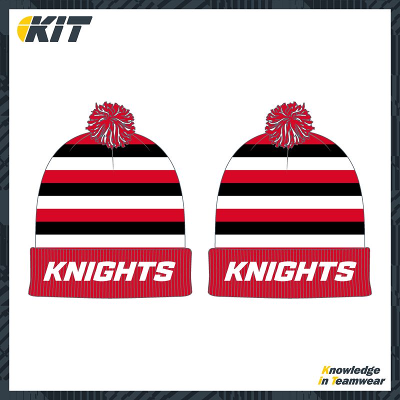 Carlingford Knights – Red Bobble Hat